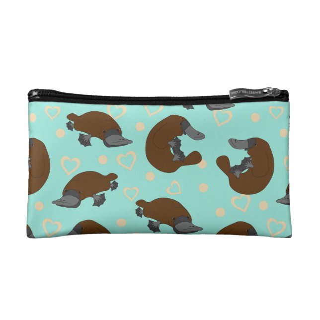 Platypus Love Cosmetic Bag (Front)