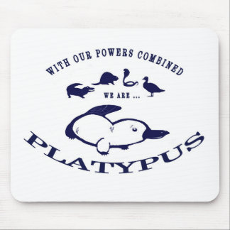 Platypus Mouse Pad - Blue