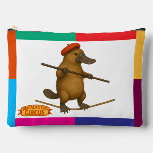 Platypus on a tightrope accessory pouch