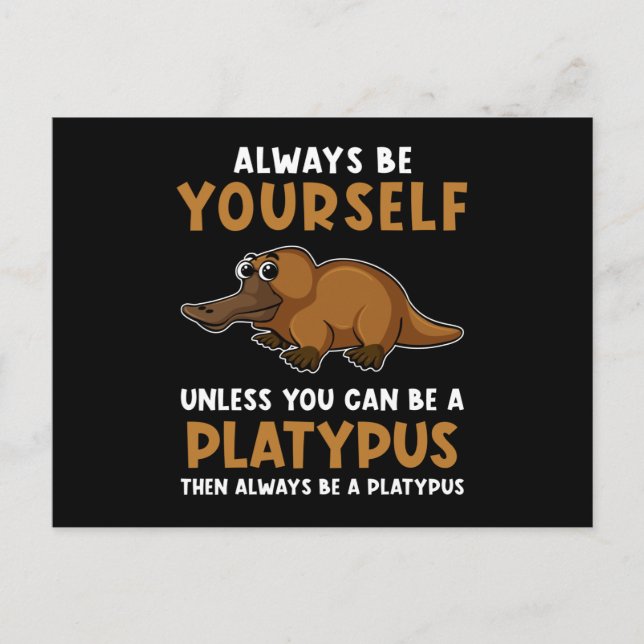 Platypus Postcard (Front)