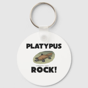 Platypus Rock Keychain