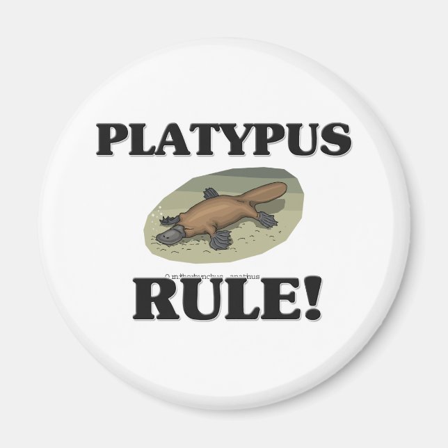 PLATYPUS Rule! Magnet (Front)