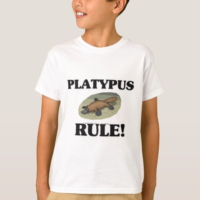 PLATYPUS Rule! T-Shirt (Front)