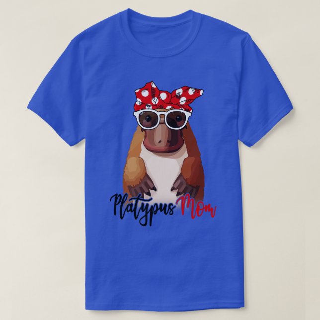 Platypus Shirt Platypus Mom Bandana (Design Front)