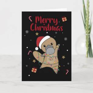 Platypus Tablettes de Noël Sweet Animaux Carte
