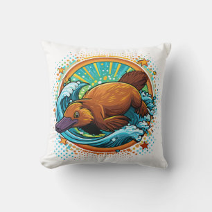 Platypus Throw Pillow