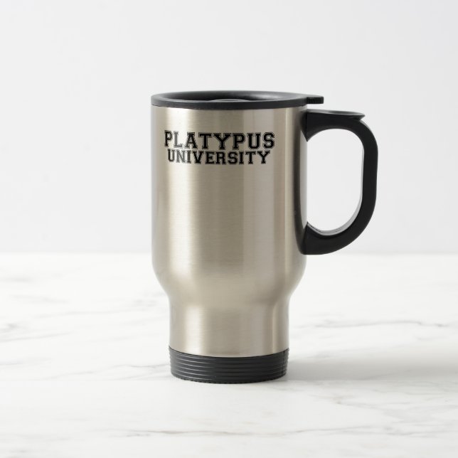 Platypus University Travel Mug (Right)