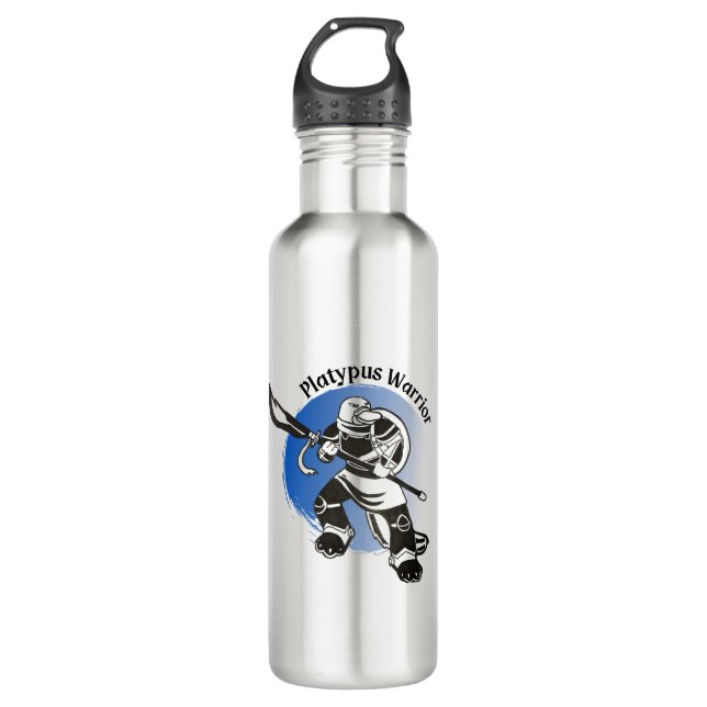 Platypus Warrior Water Bottle (Front)