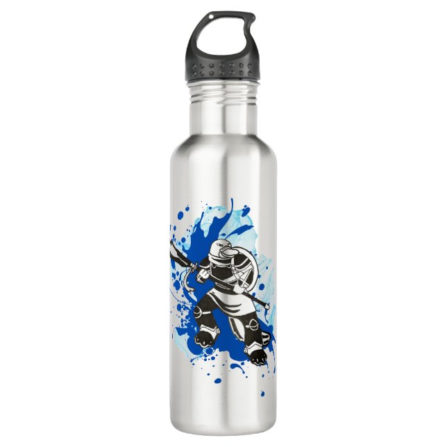 Platypus Warrior Water Bottle (Water Splash) (Front)