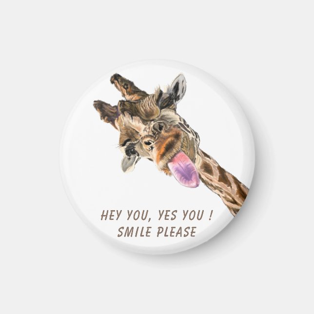 Plausible Cadeau Magnet Tongue Sortie - Sourire (Devant)