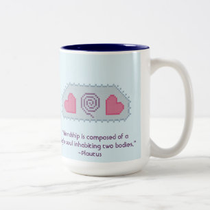 Plautus Friendship Quote Mug