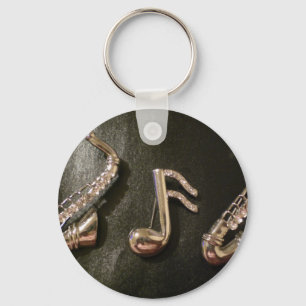 Play a musical note on that Saxaphone Keychain