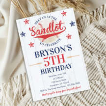 Play Ball Baseball Birthday Invitation | Boy Party