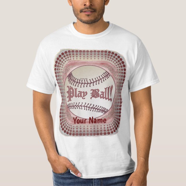 Play Ball Baseball t-shirt (Front)