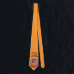 Play Ball Basketball Humor Tie<br><div class="desc">Hold Onto Your Hoops,  The Balls Are Coming.   Basketball office tie humor.  Play ball in black typography against orange basketball.   Orange color background.   Original quote 2012 and photography © TamiraZDesigns.</div>