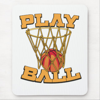 Play Ball Basketball. Mouse Pad