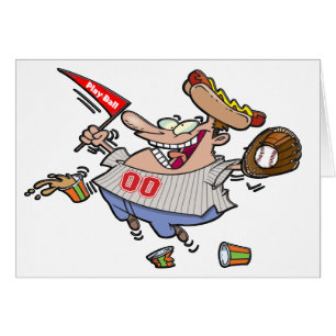 Play Ball Cartoon Character