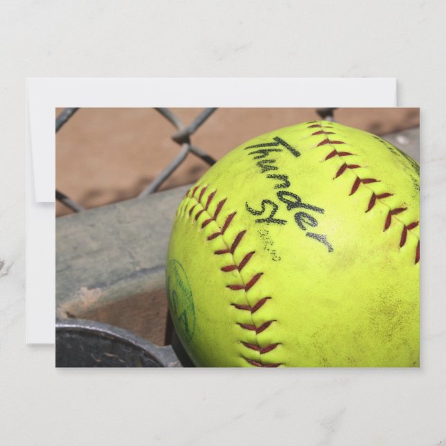 Play Ball! Invitation (Front)