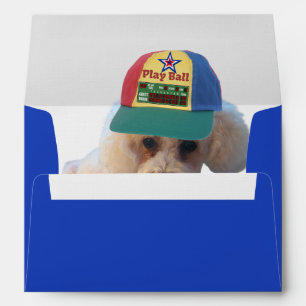 Play Ball Poodle Matching Envelopes