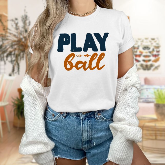 Play Ball T-Shirt, Summer Baseball T-Shirt (Creator Uploaded)