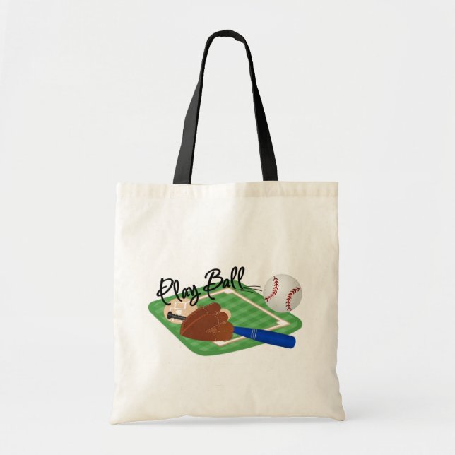 Play Ball Tote Bag (Front)