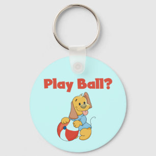 Play Ball Tshirts and Gifts Keychain