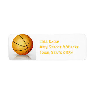 Play Basketball Mailing Labels