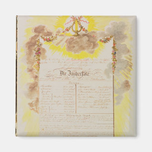 Play-bill for 'The Magic Flute' Magnet