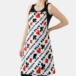 Play Bridge For A Sharper Mind Four Card Suits Apron