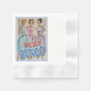 Play Bunco With The Girls Napkin