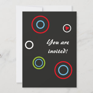 Play Button Custom Invitation