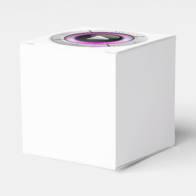 Play Button Favor Box (Front Side)