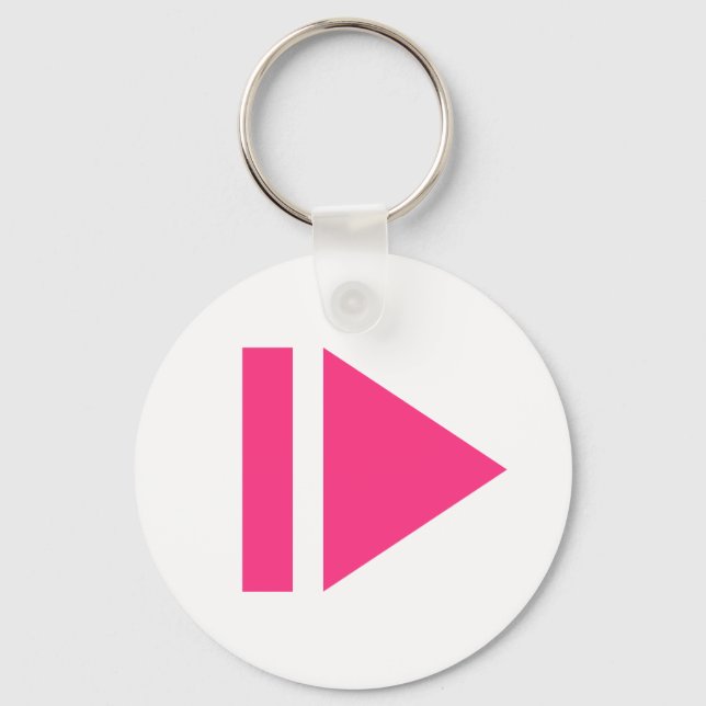 Play button keychain (Front)