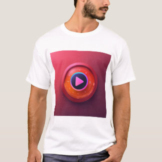 "Play Button T-Shirt" T-Shirt