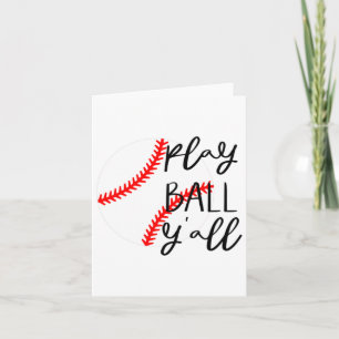 Play Byll Y'all (yall) Bysebyll Mom Gift Fall Spri Card