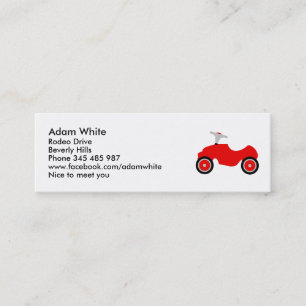 Play car mini business card