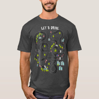 Play Cars on Daddys Back Gift for Dad Massage T-Shirt