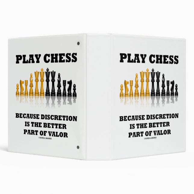 Play Chess Because Discretion Is The Better Part Binder (Background)