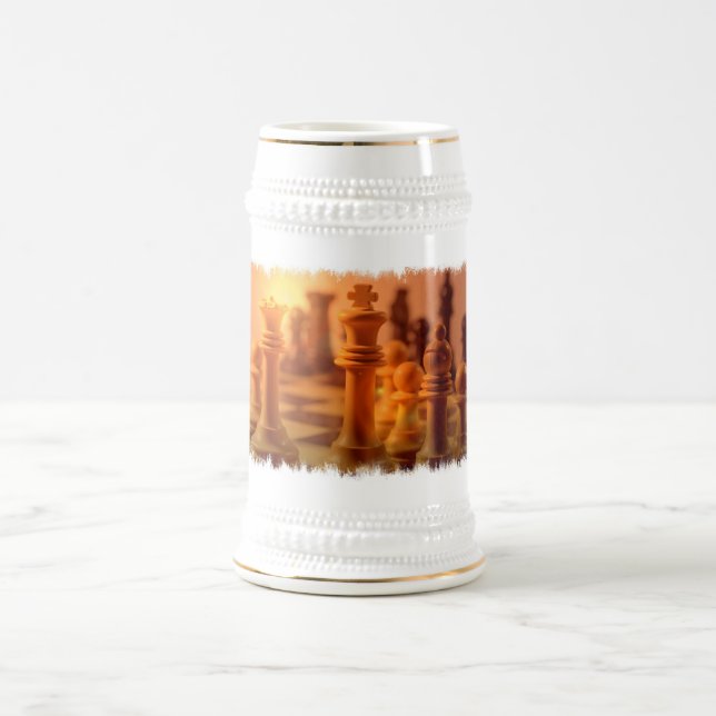 Play Chess Beer Stein (Center)