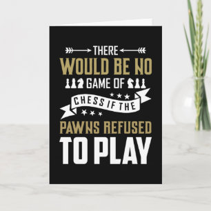 Play chess card