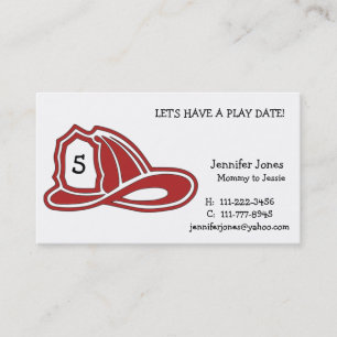 Play Date Calling Card