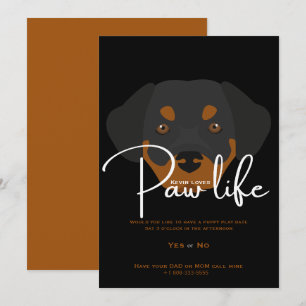 Play date invitation