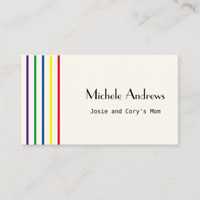 Play Date Mom Card Cards Colour Text (Front)