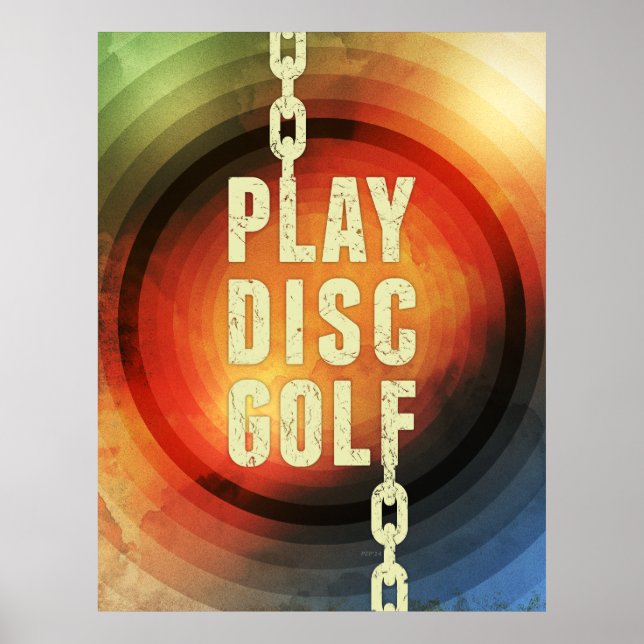 Play Disc Golf Poster (Front)