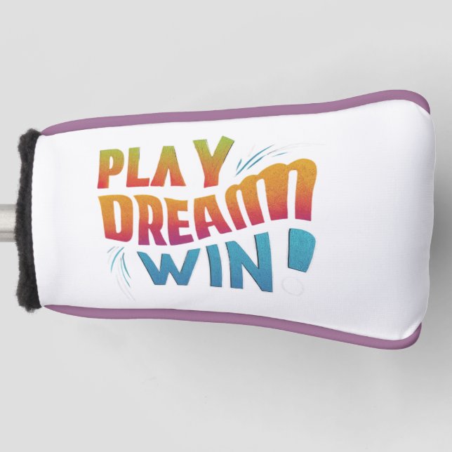 Play dream win golf head cover (Front)
