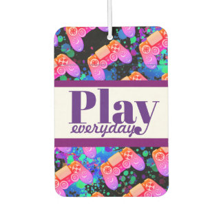 Play Everyday Gaming Colourful Adventure Fun Air Freshener