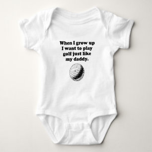 Play Golf Like My Daddy Baby Bodysuit