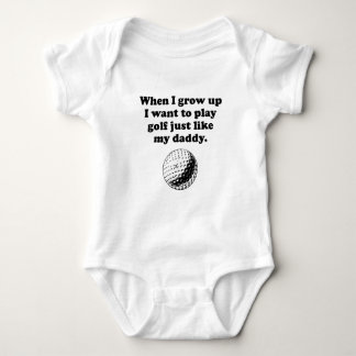 Play Golf Like My Daddy Baby Bodysuit