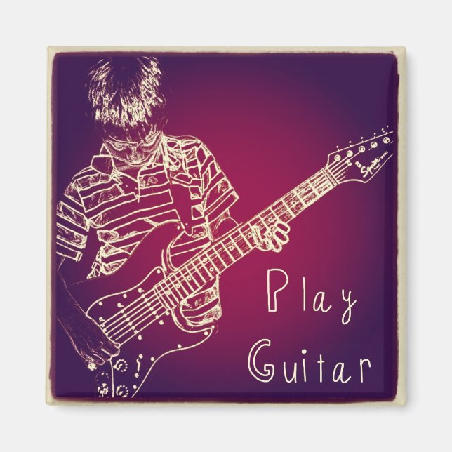 Play Guitar Magnet (Front)