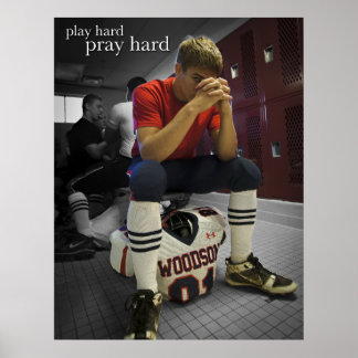 Play Hard.. Pray Hard Poster